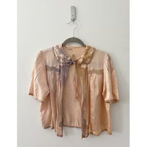 Hand Dyed Vintage Bed Jacket